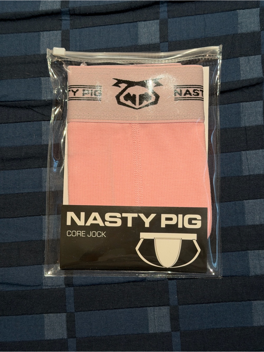 Nasty Pig Core Jock Pink Athletic Supporter Size Large NWT